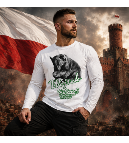 LONGSLEEVE PATRIOTYCZNY  NIEDŹWIEDŹ WOJTEK